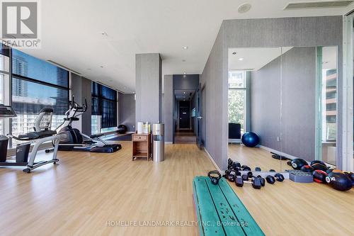 4210 - 25 Telegram Mews, Toronto, ON - Indoor Photo Showing Gym Room