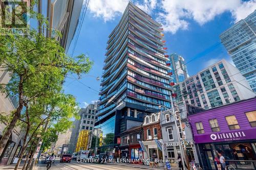 710 - 215 Queen Street W, Toronto, ON - Outdoor With Facade