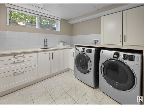 9803 145 St Nw, Edmonton, AB - Indoor Photo Showing Laundry Room