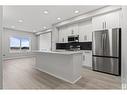 737 Mattson Drive Sw Sw, Edmonton, AB  - Indoor Photo Showing Kitchen With Stainless Steel Kitchen With Upgraded Kitchen 