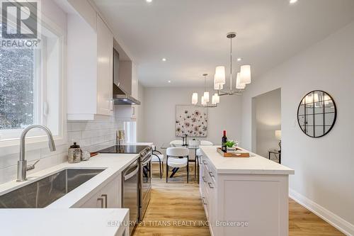 223 Epsom Downs Drive, Toronto, ON - Indoor Photo Showing Kitchen With Upgraded Kitchen