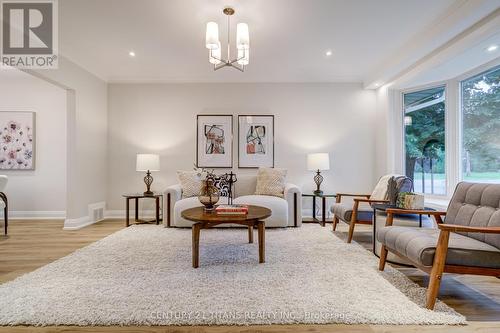 223 Epsom Downs Drive, Toronto, ON - Indoor Photo Showing Living Room