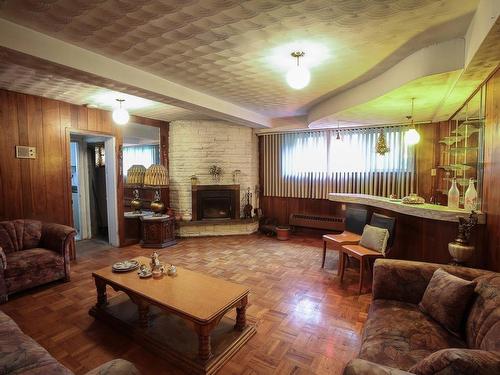 Basement - 2780  - 2782 Rue Charles-Gill, Montréal (Ahuntsic-Cartierville), QC - Indoor Photo Showing Living Room With Fireplace