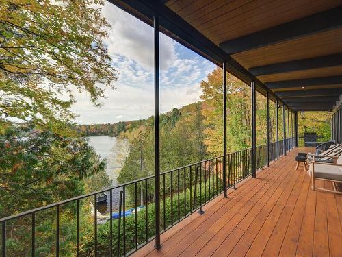 Balcony - 20 Av. D'Amiens, Estérel, QC - Outdoor With Deck Patio Veranda With Exterior