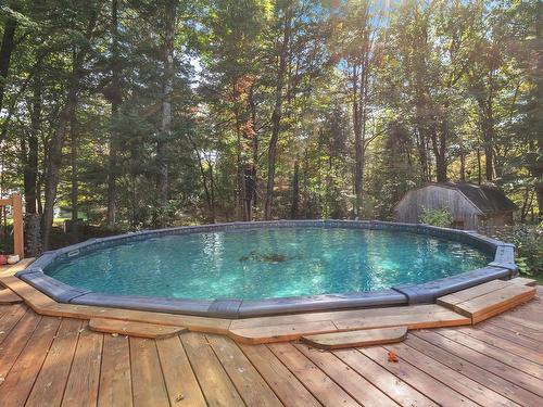 Piscine - 104 Ch. Du Roi, Saint-Colomban, QC - Outdoor With Above Ground Pool With Backyard