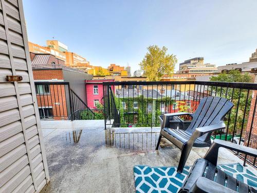 Balcon - 401-1073 Rue De Bleury, Montréal (Ville-Marie), QC - Outdoor With Exterior