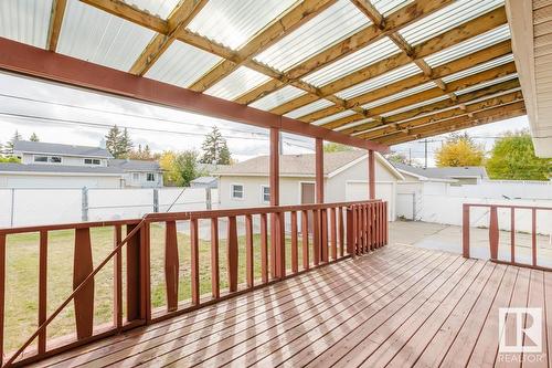 16045 95 Av Nw, Edmonton, AB - Outdoor With Deck Patio Veranda With Exterior