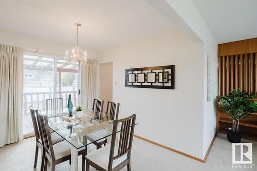 16045 95 Av Nw, Edmonton, AB - Indoor Photo Showing Dining Room