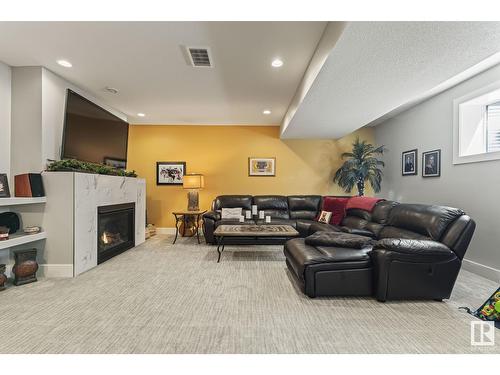 10107 138 St Nw, Edmonton, AB - Indoor With Fireplace