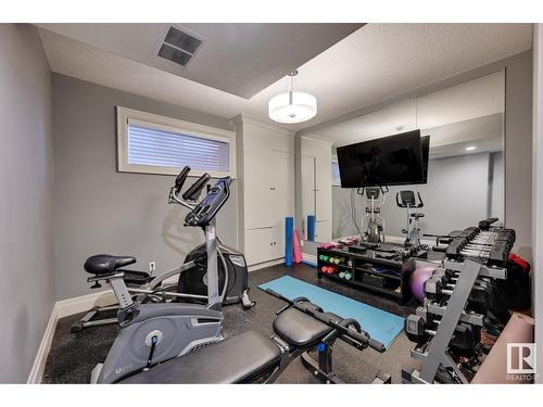 7526 May Cm Nw, Edmonton, AB - Indoor Photo Showing Gym Room