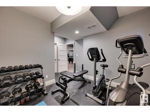 7526 May Cm Nw, Edmonton, AB - Indoor Photo Showing Gym Room