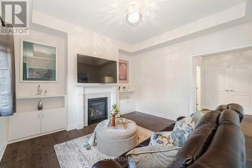 18 Falkland Road, Brampton, ON - Indoor Photo Showing Living Room With Fireplace