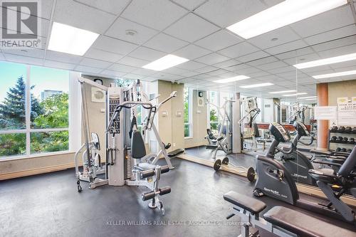 1509 - 2565 Erin Centre Boulevard, Mississauga, ON - Indoor Photo Showing Gym Room