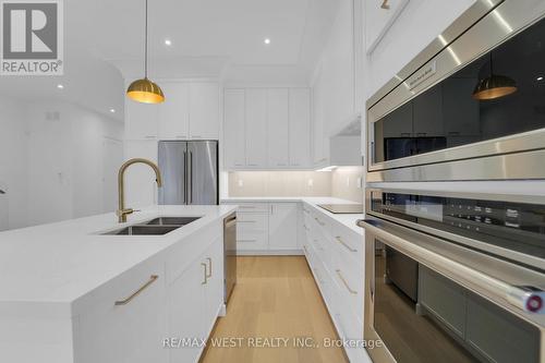 386A Rimilton Avenue, Toronto, ON - Indoor Photo Showing Kitchen With Double Sink With Upgraded Kitchen