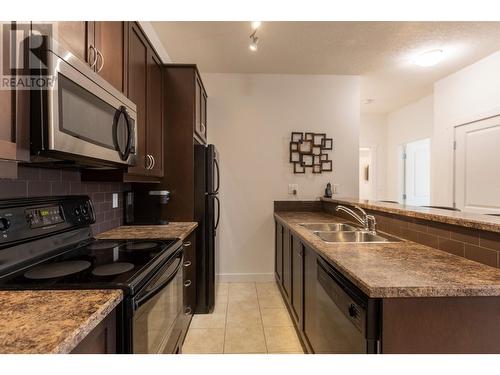 1500 Mcdonald  Avenue Unit# 307, Fernie, BC - Indoor Photo Showing Kitchen With Double Sink