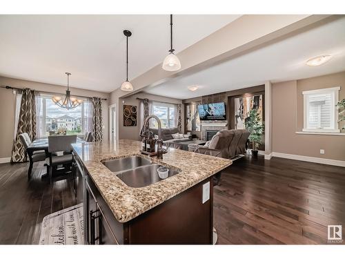 17103 122 St Nw, Edmonton, AB - Indoor Photo Showing Kitchen With Double Sink