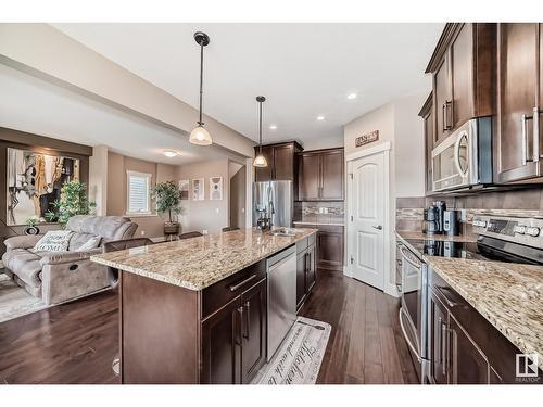 17103 122 St Nw, Edmonton, AB - Indoor Photo Showing Kitchen With Upgraded Kitchen