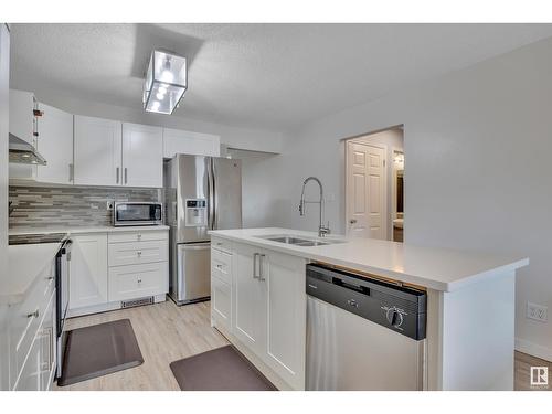 4624 13 Av Nw, Edmonton, AB - Indoor Photo Showing Kitchen With Stainless Steel Kitchen With Double Sink With Upgraded Kitchen