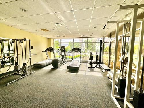 Exercise room - 413-18 Ch. Du Bord-Du-Lac-Lakeshore, Pointe-Claire, QC - Indoor Photo Showing Gym Room