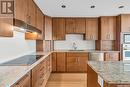 802 2300 Broad Street, Regina, SK  - Indoor Photo Showing Kitchen With Double Sink 