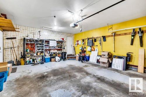 10706 33A Av Nw, Edmonton, AB - Indoor Photo Showing Garage