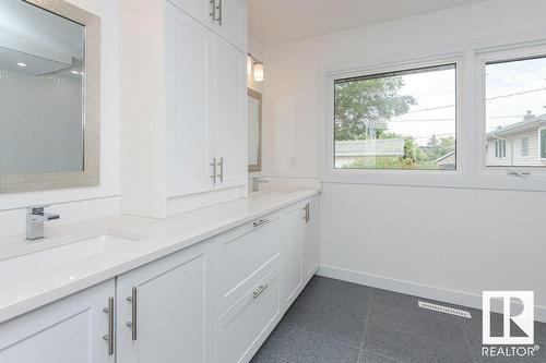 8803 145 St Nw, Edmonton, AB - Indoor Photo Showing Bathroom