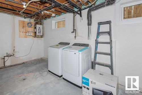 8803 145 St Nw, Edmonton, AB - Indoor Photo Showing Laundry Room