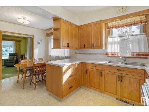 9912 79 St Nw, Edmonton, AB - Indoor Photo Showing Kitchen With Double Sink