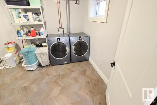 9215 153 St Nw, Edmonton, AB - Indoor Photo Showing Laundry Room