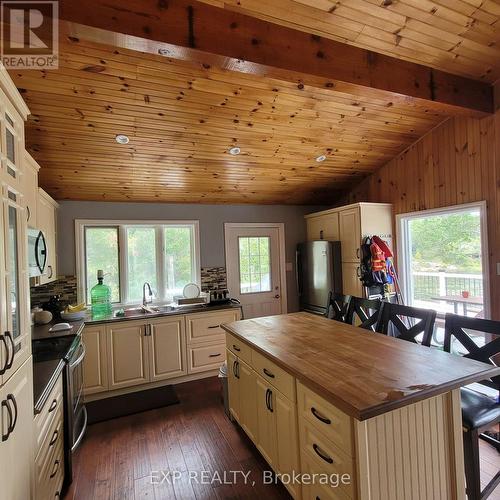 1468 Georgian Bay Water, The Archipelago, ON - Indoor Photo Showing Kitchen With Double Sink