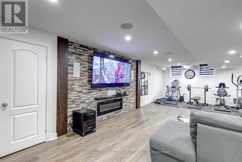 25 Silk Oak Court, Vaughan, ON - Indoor Photo Showing Other Room With Fireplace