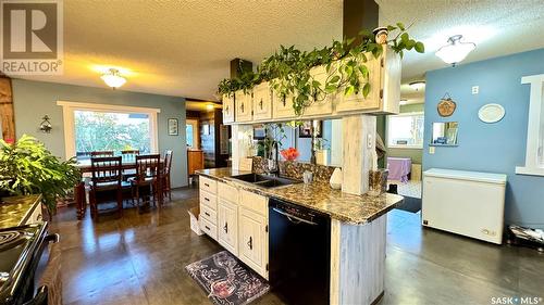 Strongfield Acreage, Loreburn Rm No. 254, SK - Indoor Photo Showing Kitchen With Double Sink