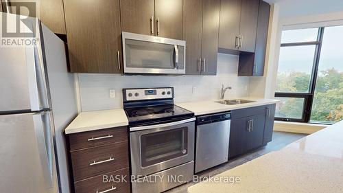 424 - 690 King Street W, Kitchener, ON - Indoor Photo Showing Kitchen With Stainless Steel Kitchen With Double Sink With Upgraded Kitchen