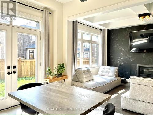 15 Protostar Avenue, Richmond Hill (Observatory), ON - Indoor Photo Showing Living Room With Fireplace