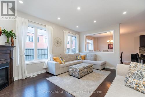 43 Fann Drive, Brampton (Northwest Brampton), ON - Indoor Photo Showing Living Room With Fireplace