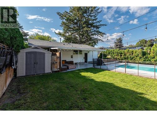 1397 Braemar Street, Kelowna, BC - Outdoor With In Ground Pool With Deck Patio Veranda With Backyard