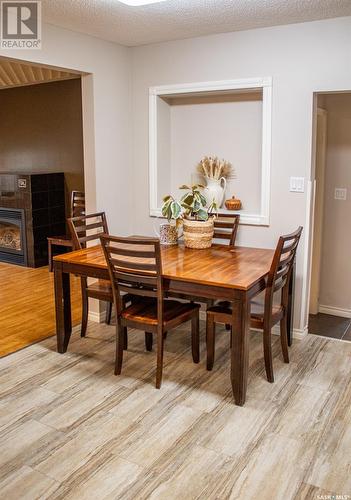 201 3Rd Avenue W, St. Brieux, SK - Indoor Photo Showing Dining Room With Fireplace