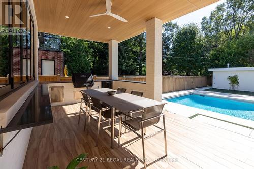 68 Royalavon Crescent, Toronto (Islington-City Centre West), ON - Outdoor With In Ground Pool With Deck Patio Veranda With Exterior