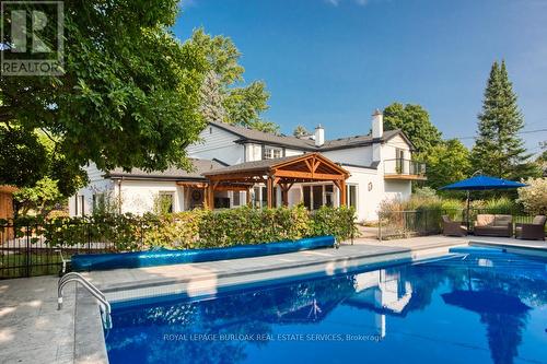 213 Penn Drive, Burlington (Roseland), ON - Outdoor With In Ground Pool