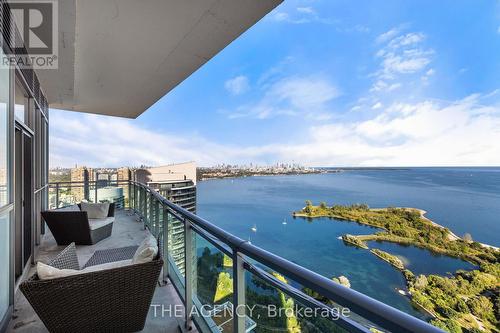 Uph4103 - 33 Shore Breeze Drive, Toronto (Mimico), ON - Outdoor With Body Of Water With Balcony With View