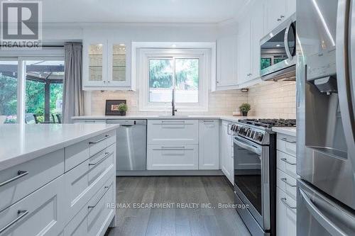 203 Bluebell Crescent, Hamilton, ON - Indoor Photo Showing Kitchen With Upgraded Kitchen