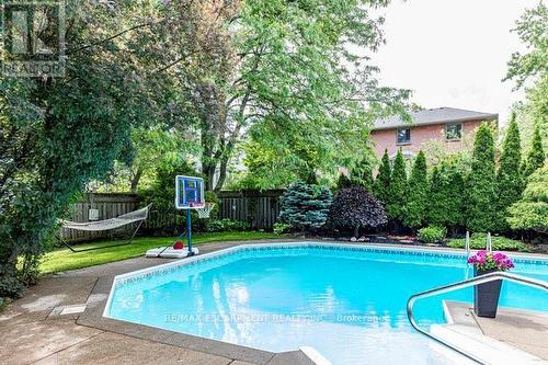 203 Bluebell Crescent, Hamilton, ON - Outdoor With In Ground Pool With Backyard