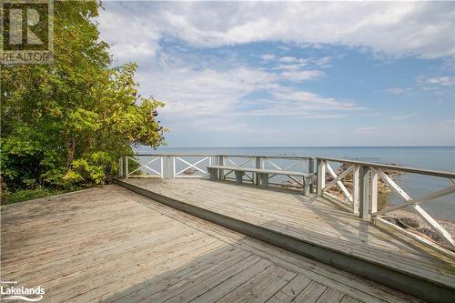 86 Lakeshore Drive, Thornbury, ON - Outdoor With Body Of Water With Deck Patio Veranda With View