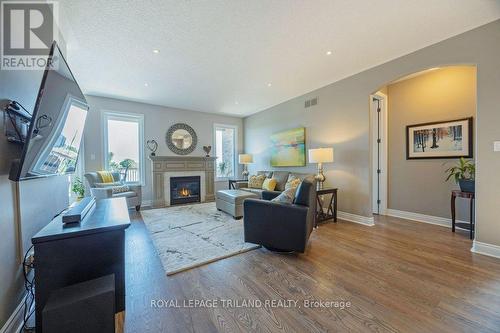 27 - 2615 Colonel Talbot Road, London, ON - Indoor Photo Showing Living Room With Fireplace