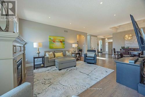 27 - 2615 Colonel Talbot Road, London, ON - Indoor Photo Showing Living Room With Fireplace