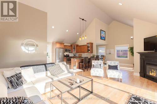 71888 Sunview Avenue, Bluewater (Hay Twp), ON - Indoor Photo Showing Living Room With Fireplace