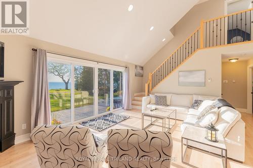 71888 Sunview Avenue, Bluewater (Hay Twp), ON - Indoor Photo Showing Living Room With Fireplace