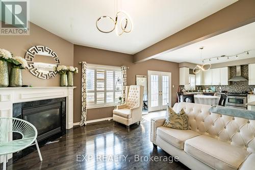 14 Decourcy-Ireland Circle, Ajax (Northeast Ajax), ON - Indoor Photo Showing Living Room With Fireplace