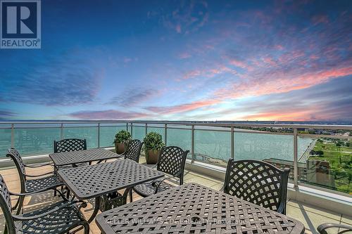 803 - 360 Pearl Street, Burlington (Brant), ON - Outdoor With Body Of Water With Deck Patio Veranda With View