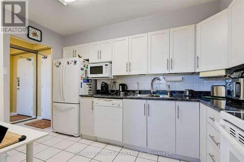 1614 - 15 La Rose Avenue, Toronto (Humber Heights), ON - Indoor Photo Showing Kitchen With Double Sink